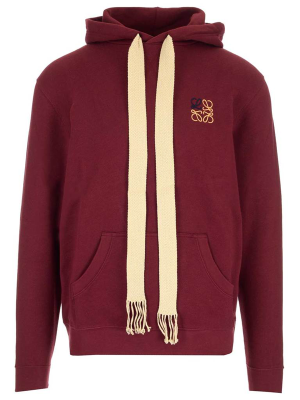 loewe anagram embroidered sweatshirt