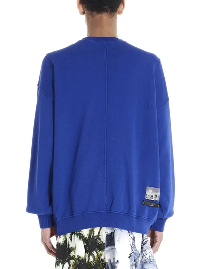 Shop Buscemi Logo Sweatshirt In Blue