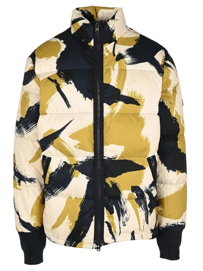 Shop Kenzo Graphic Print Puffer Jacket In Multi