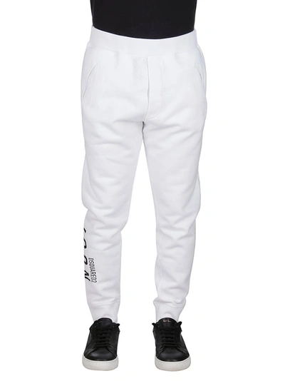 Shop Dsquared2 Icon Print Track Pants In White