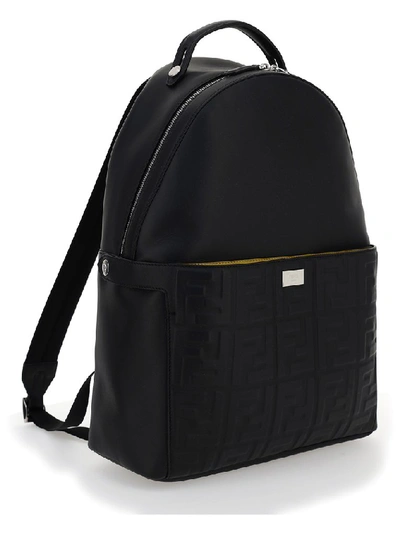 Shop Fendi Peekaboo Backpack In Black