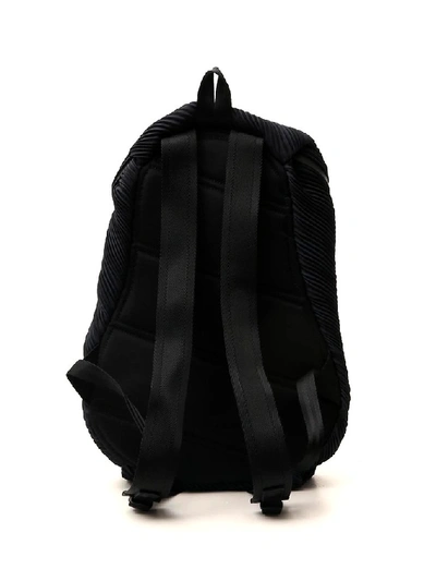 Shop Issey Miyake Pleats Please By  Pleated Backpack In Navy