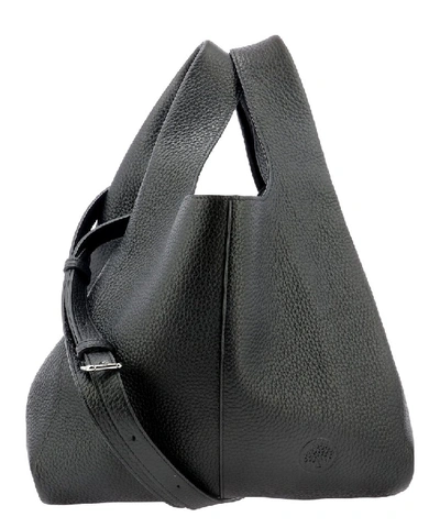 Shop Mulberry Portobello Shoulder Bag In Black