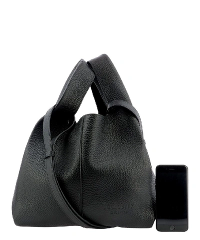 Shop Mulberry Portobello Shoulder Bag In Black