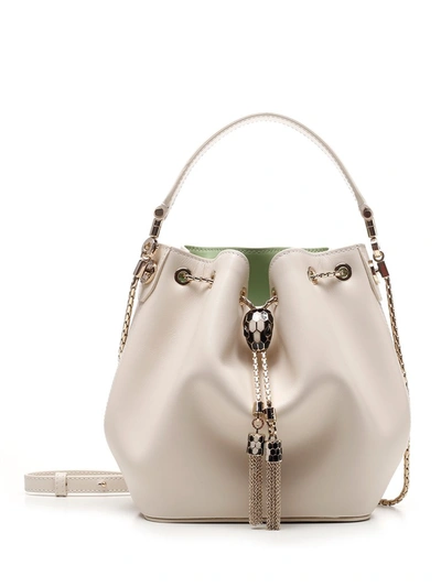 Bvlgari serpenti forever bucket soft leather Shoulder Bag – Devoshka