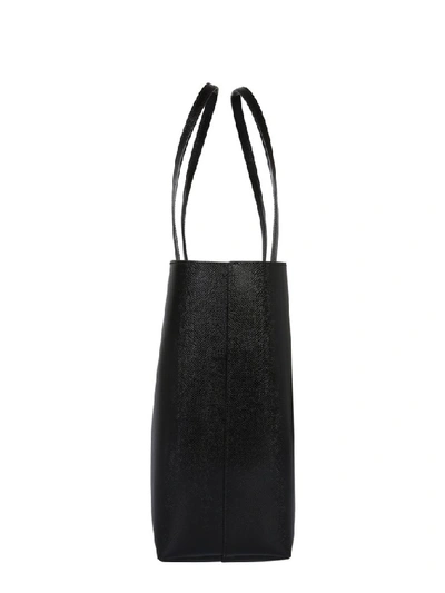 Shop Saint Laurent Boucle Shopping Tote Bag In Black