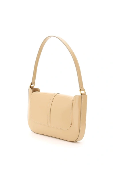 Shop By Far Miranda Shoulder Bag In Beige