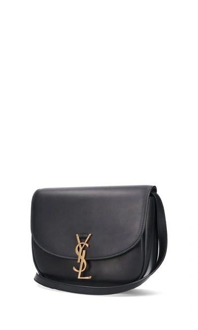 Shop Saint Laurent Medium Kaia Satchel Bag In Black