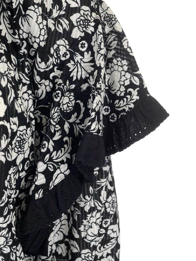 Shop See By Chloé Floral Print Blouse In Black