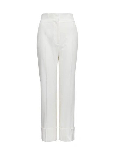 Shop Alberta Ferretti Tailored Pants In White