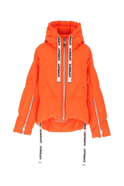 Shop Khrisjoy Khris Down Jacket In Orange