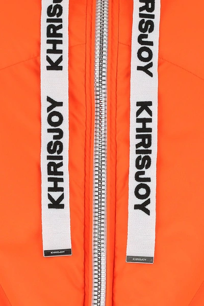 Shop Khrisjoy Khris Down Jacket In Orange