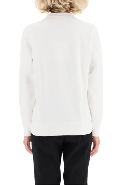 Shop Kenzo Tiger Embroidered Sweatshirt In White