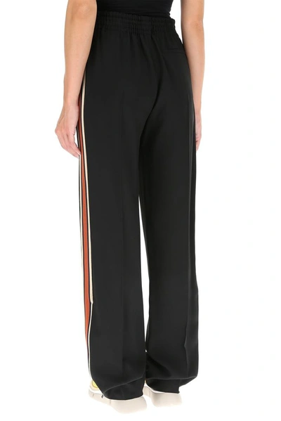 Shop Chloé Side Stripe Jogger Pants In Black