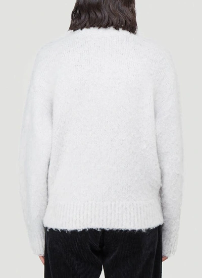 Shop Eytys Lasky Knit Sweater In Grey