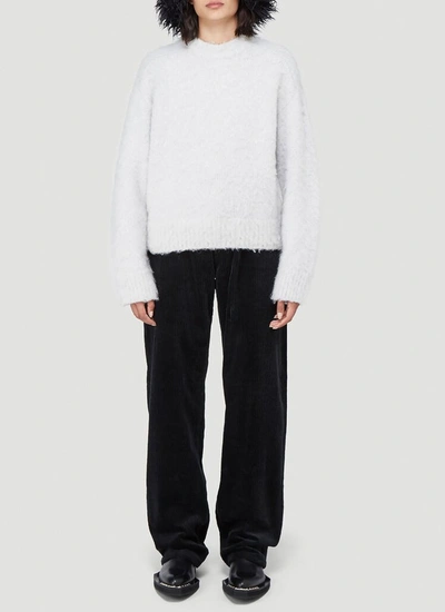 Shop Eytys Lasky Knit Sweater In Grey