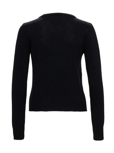 Shop Alberta Ferretti Life Is Dream Knit Sweater In Black