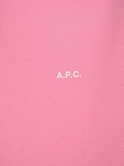 Shop Apc A.p.c. Logo T In Pink