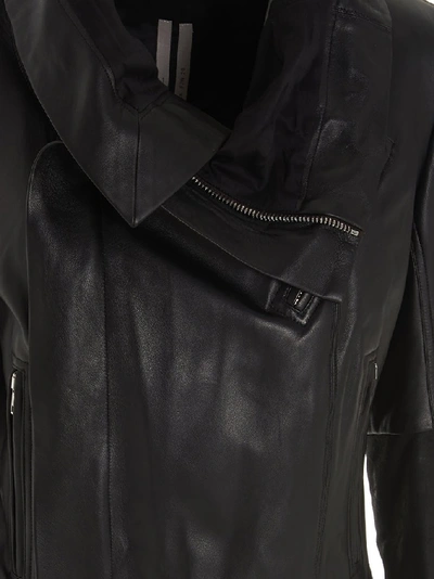 Shop Rick Owens Rick Ownes Larry Biker Jacket In Black