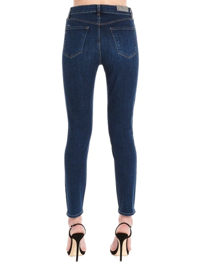 Shop J Brand Alana Cropped Skinny Jeans In Blue