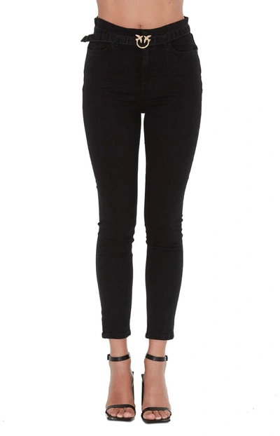 Shop Pinko Susan Skinny Jeans In Black