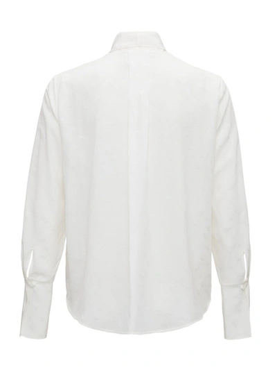 Shop Chloé Pussybow Shirt In White