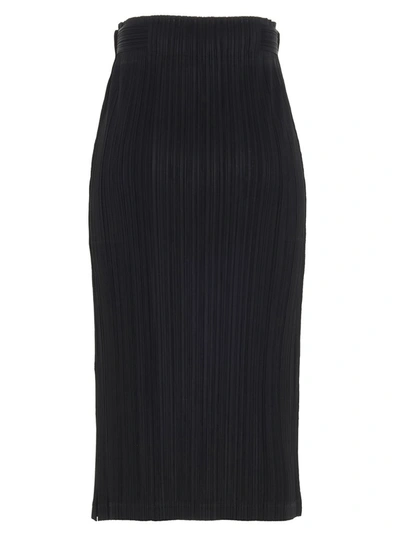 Shop Issey Miyake Pleats Please By  Bow In Black