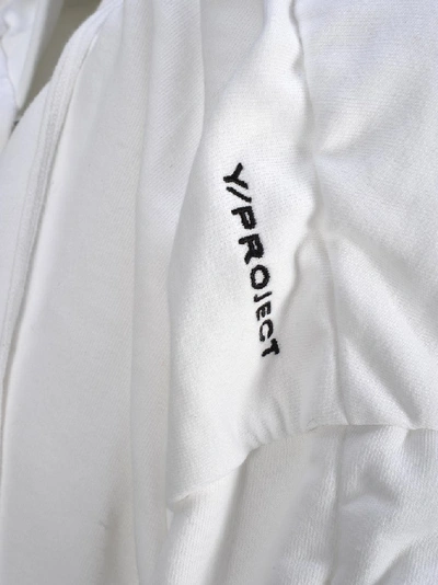 Shop Y/project Y / Project Reversible Hooded Jacket In White