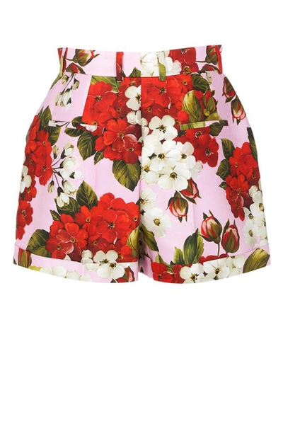 Shop Dolce & Gabbana Floral Print Shorts In Multi