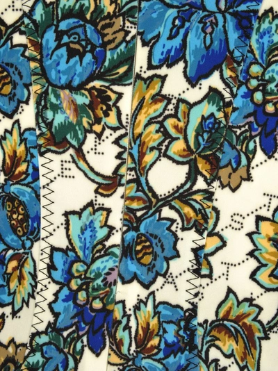 Shop Stella Mccartney Floral Print Flounce Dress In Multi
