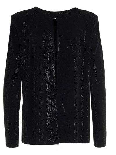 Shop Alexandre Vauthier Embelished Blouse In Black