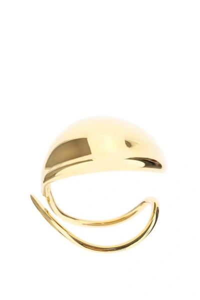 Shop Bottega Veneta Dome Bracelet In Gold