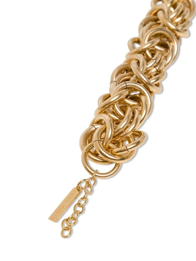 Shop Alberta Ferretti Chain Link Bracelet In Gold