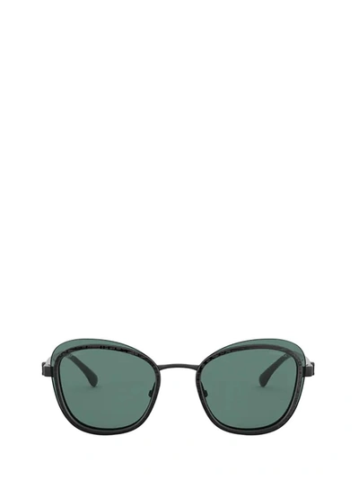 Pre-owned Chanel Cat Eye Frame Sunglasses In Black