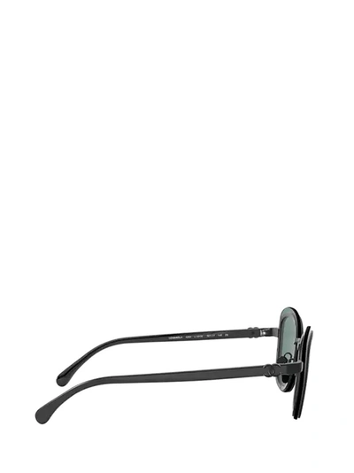Pre-owned Chanel Cat Eye Frame Sunglasses In Black