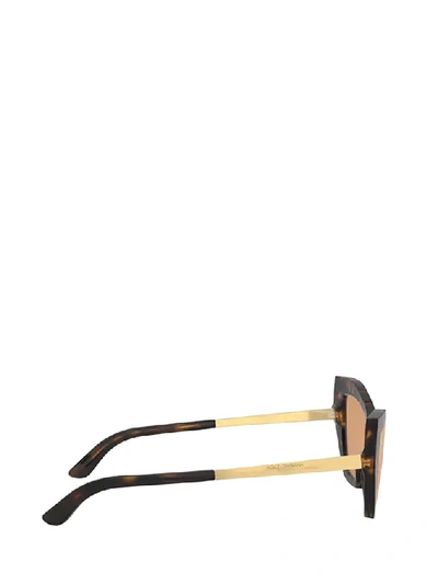 Shop Dolce & Gabbana Eyewear Cat Eye Frame Sunglasses In Multi