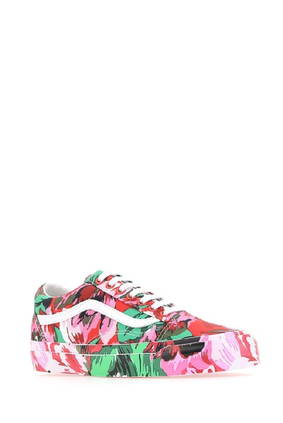 Shop Kenzo X Vans Tulipes Print Old Skool Sneakers In Multi