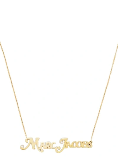 Shop Marc Jacobs X New York Magazine® The Small Nameplate Necklace In Gold