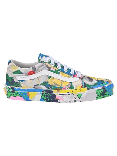 Shop Kenzo X Vans Tulipes Print Old Skool Sneakers In Multi