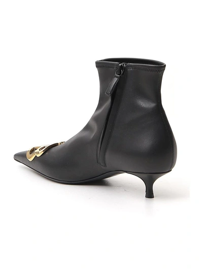 Shop Balenciaga Bb Plaque Sock Boots In Black