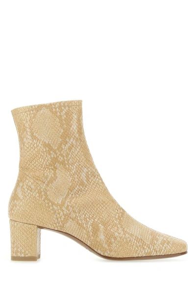 Shop By Far Sofia Ankle Boots In Beige