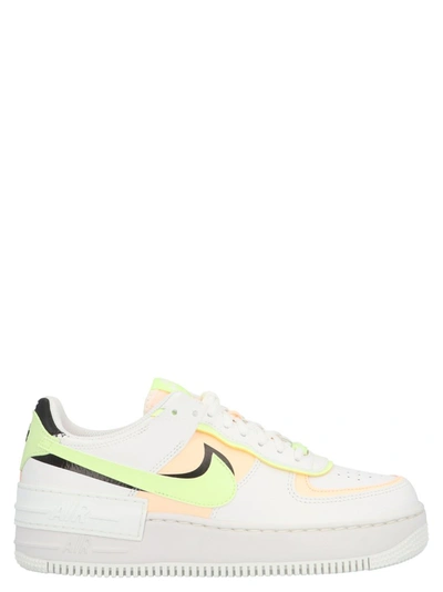 Nike Air Force 1 Shadow Sneakers In Pink And Green In White/crimson  Tint/black | ModeSens