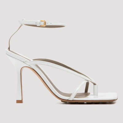 Shop Bottega Veneta Stretch Sandals In White