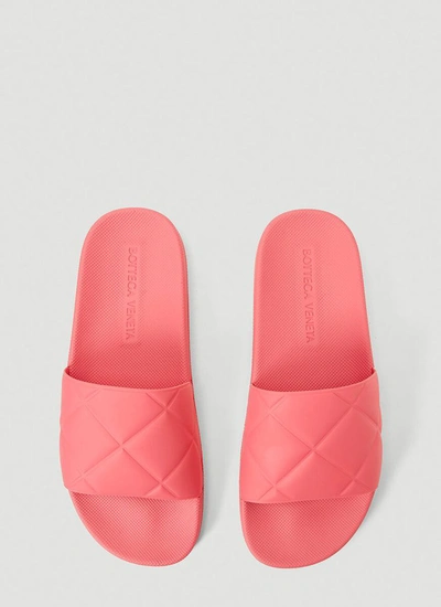 Shop Bottega Veneta Bv Slider Sandals In Pink
