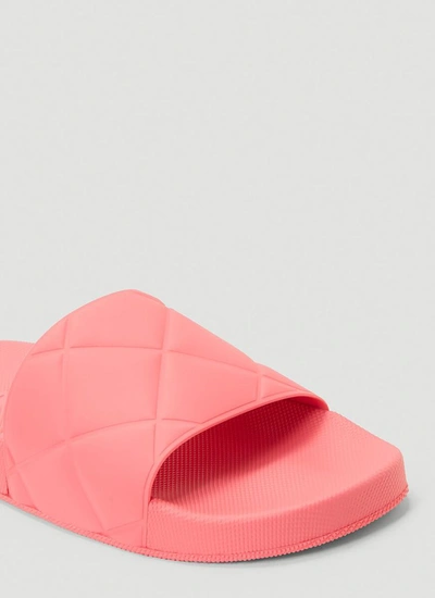 Shop Bottega Veneta Bv Slider Sandals In Pink