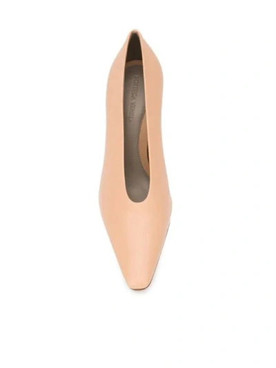 Shop Bottega Veneta Almond Pumps In Pink