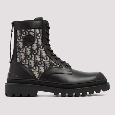 Shop Dior Homme Explorer Ankle Boots In Multi