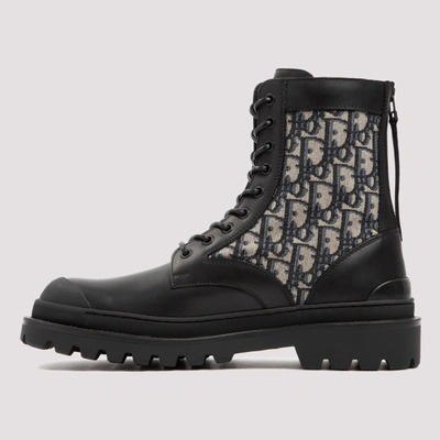 Shop Dior Homme Explorer Ankle Boots In Multi