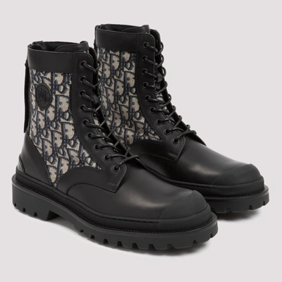 Shop Dior Homme Explorer Ankle Boots In Multi