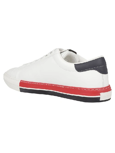 Shop Moncler Montpellier Sneakers In White